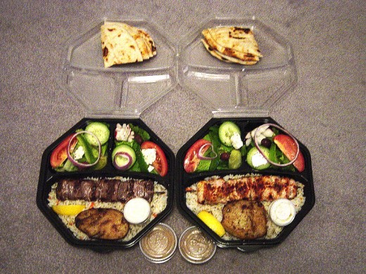 Souvlaki to go.