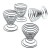 This spiral egg cup set is fantastic!