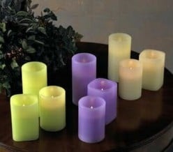 Decorating with Flameless Candles