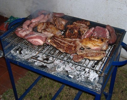 ASADO...Barbecue in ARGENTINA..just like here in the PHILIPPINES