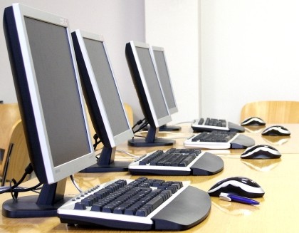 Networked computers in the office