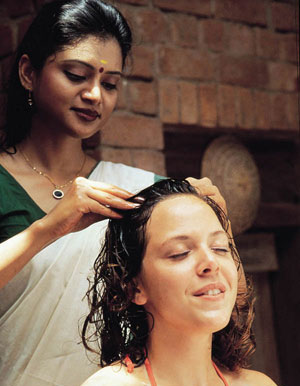 Rosemary oil scalp massage pic 
