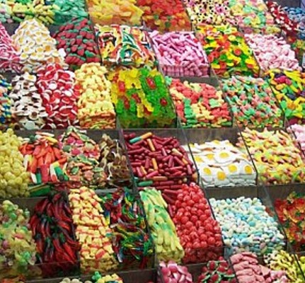 Sweets. Now I hardly ever touch them. Savouries however, now that's a different matter