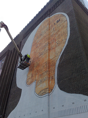 Blu needs a Cherry Picker to Bomb the Tate Modern