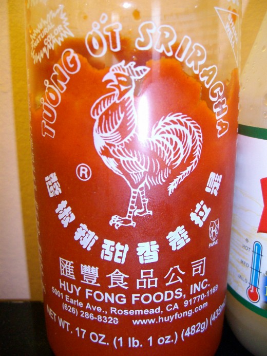 Siracha "Cock"  Sauce  Commonly called cock sauce due to Graphic
