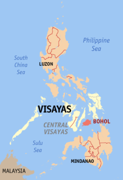 Map of the Philippines. Photo from: http://en.wikipedia.org/wiki/Bohol 