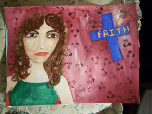 "Faith" quick self portrait