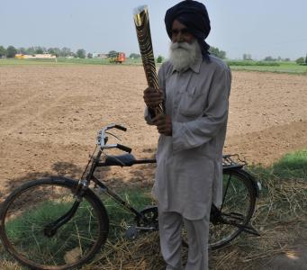 The baton crosses Punjab, India and common men become baton bearers