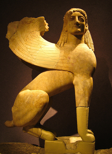 The Greek Sphinx.