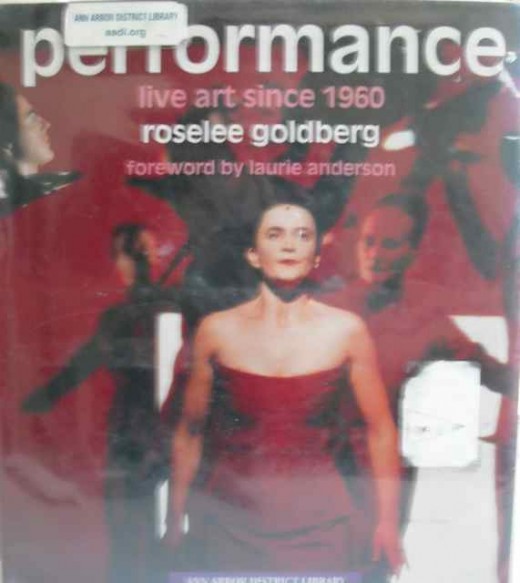 Performance by Roselee Goldberg Front Cover.