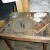 A dining table with a soldier's items.  Photo by Gerber Ink.