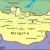 Geography Mongolia lies in central Asia between Siberia on the north and China on the south. It is slightly larger than Alaska Geography Mongolia lies in central Asia between Siberia on the north and China on the south. It is slightly larger than Alaska