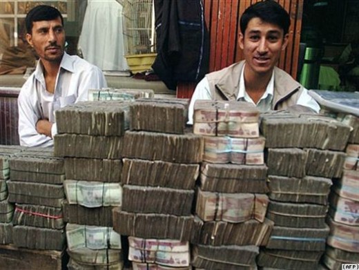$3 billion in hard currency have been flown out of Kabul Airport over the past few years.