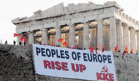 Is communism really dead? We were told so, but since 2008, it has been making a comeback, like this call in Greece after austerity measures were announced.