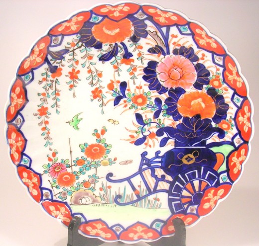 Antique Imari Plate. Photo by Sally's Trove.