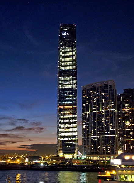 International Commerce Centre, Hong Kong.