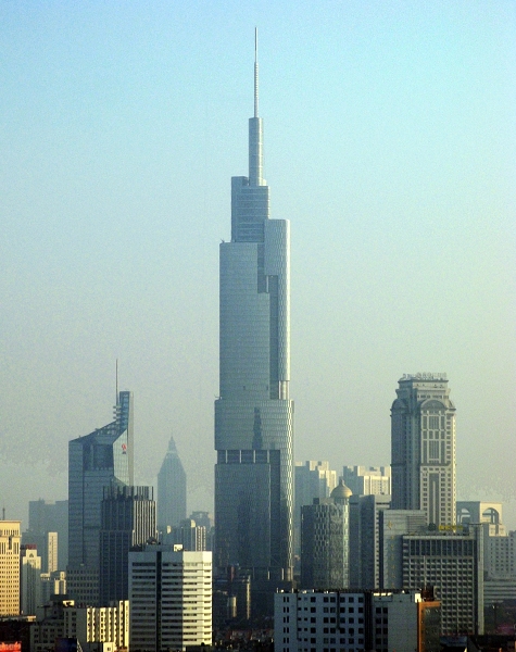 The Nanjing Greenland Financial Center.