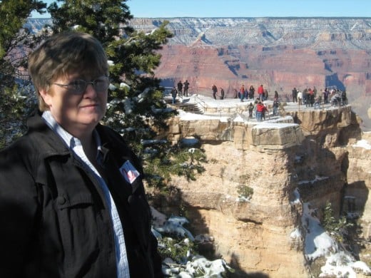 I visited the Grand Canyon in USA in December