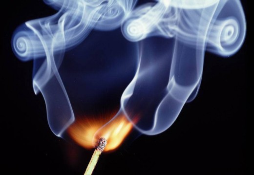Fire is a somewhat adiabatic system. This picture was taken from the University of Waikato webpage.
