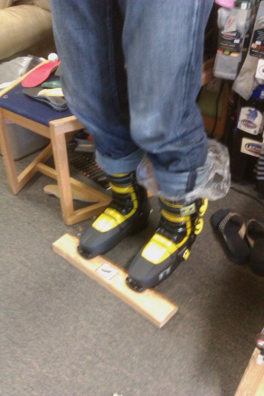 getting ski boots fitted