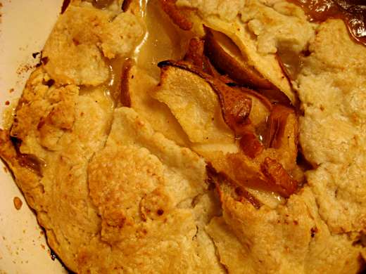 Pear tart with lemon zest crust / Photo by E. A. Wright