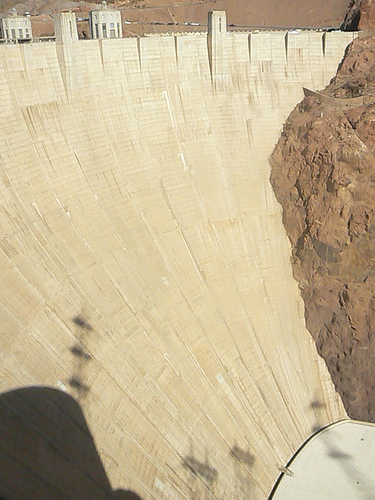 The Hoover Dam.