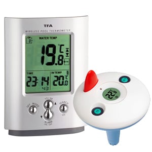 Swimming pool thermometers