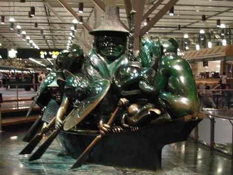 Sculpture Inside Vancouver International Airport