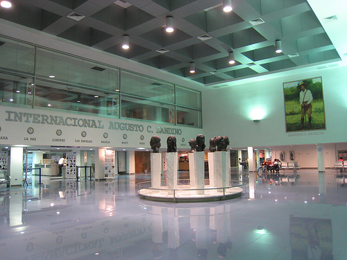 Inside Managua's International Airport