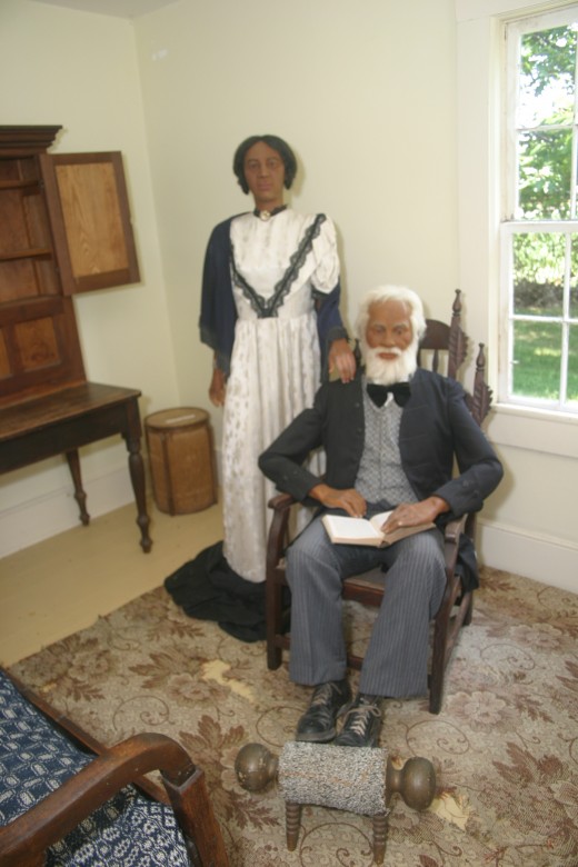 The Hensons in their home in Dresden, Ontario