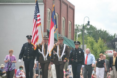 Local military and law enforcement units participate. Image Copyright 2009 RFWLLC