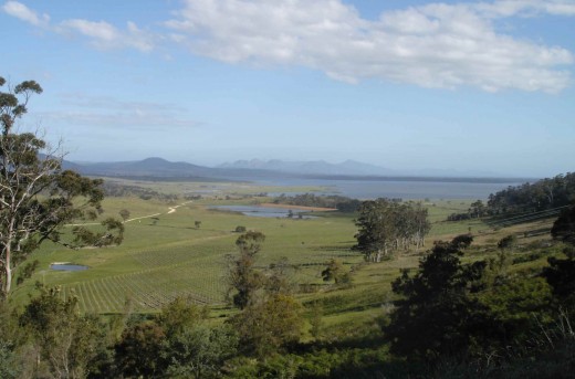 Looking north toward Frecynet