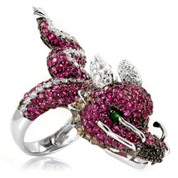 Cocktail Rings Come In All Shapes & Sizes.  Even As Dragons!