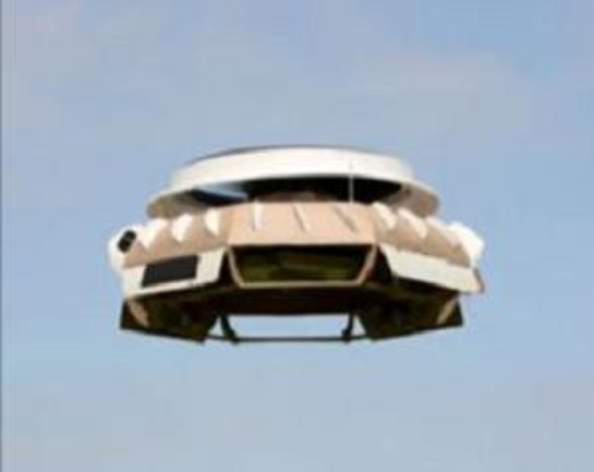 In 2009, the British police used this remote control surveillance flying saucer.