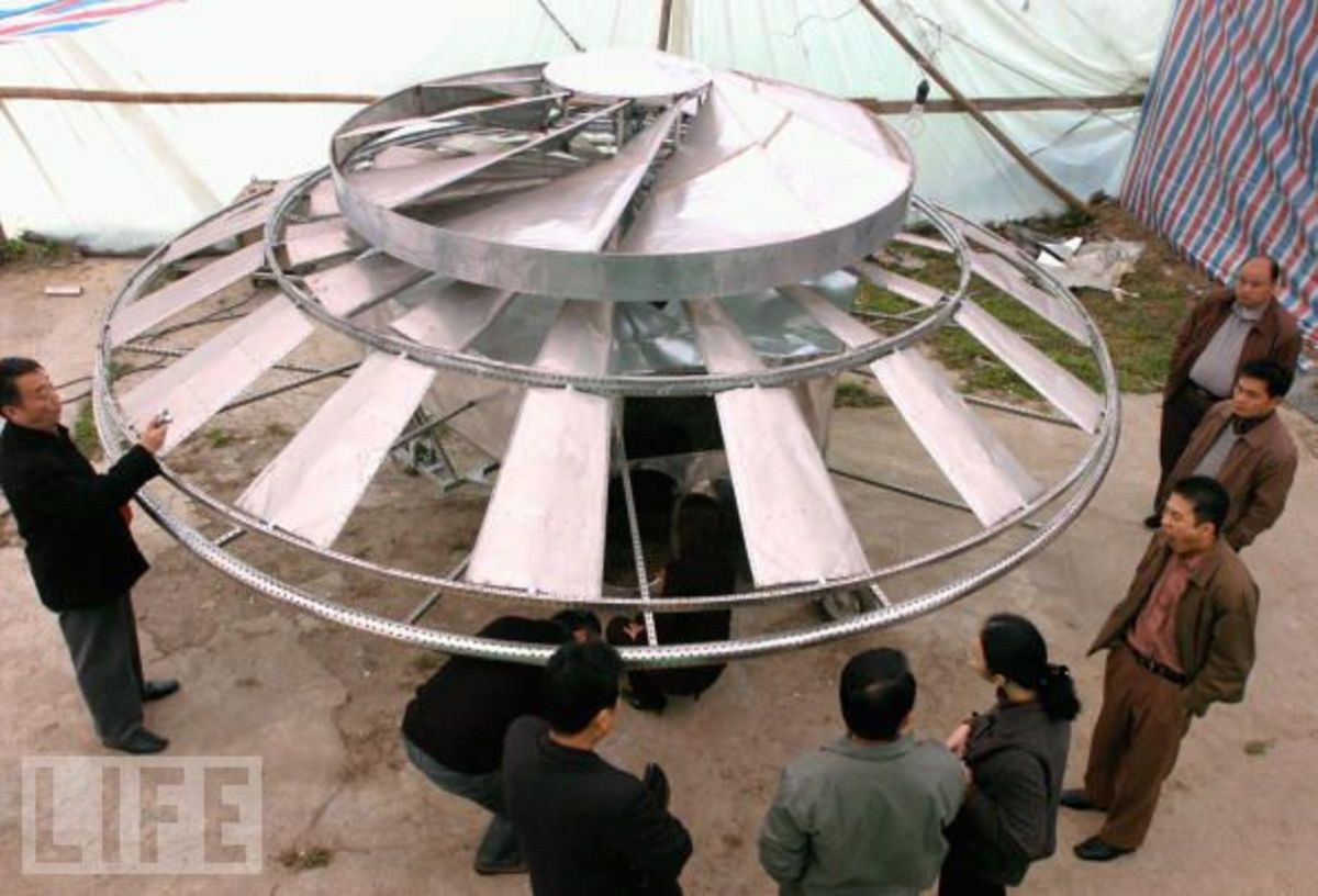 This is a turbofan for one type of terrestrial atmospheric flying saucer.