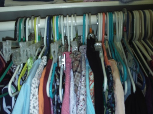 Is organizing the closet not sexy?  Or is it?  You tell me.