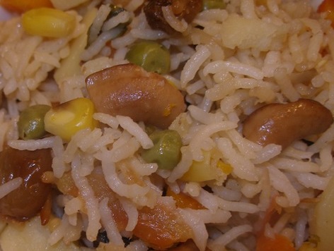 Navratan Pulao Recipe - Ingredients and Method of Preparation of Navaratan Pulav