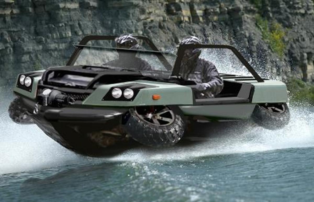 the grand tour jet engine powered amphibious car
