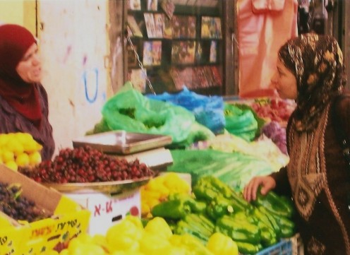 Gossip comes with shopping in the market.