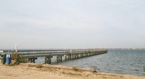 Use a Fishing Pier to Crab, especially one Low to the Water!