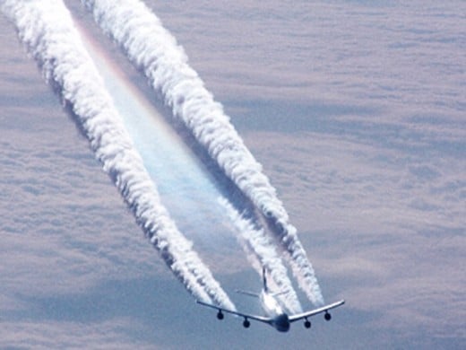 High level chemtrails are used for weather modification, or a reflective blanket, or is it something else?