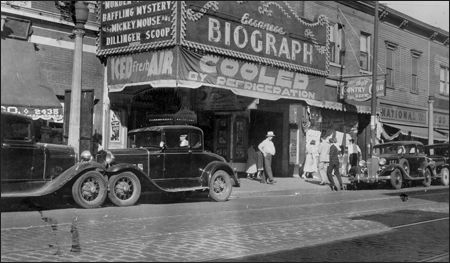 Biograph Theater in 1934, soon after Dillinger's death.