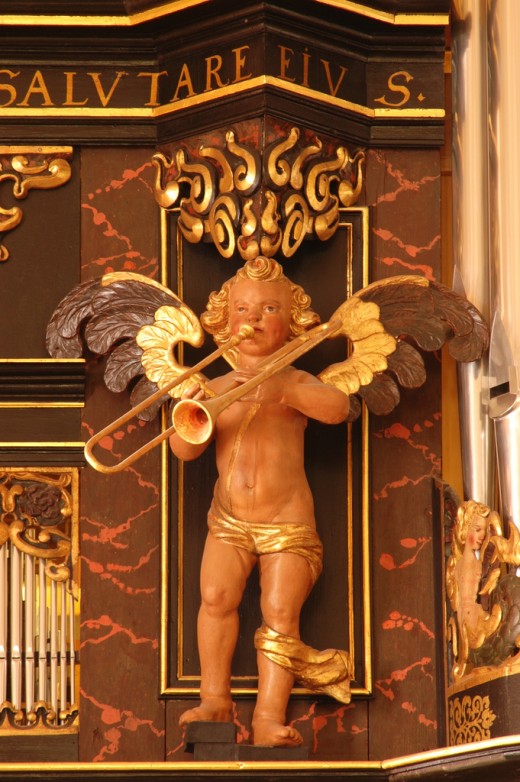 St. Vincenzkirche organ case, Schningen, German