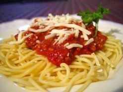 Low cost and easy spaghetti dinner 2016