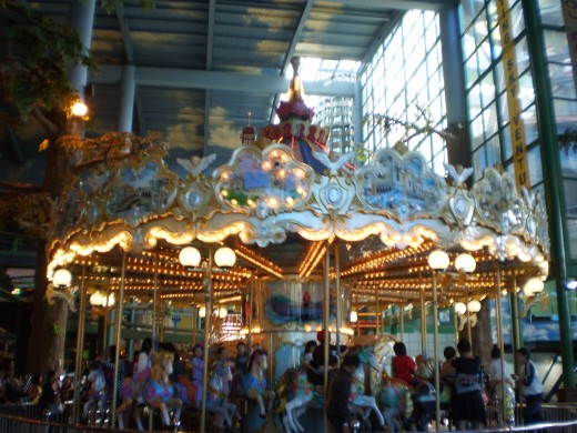 Enjoy the ride on the carousel at Genting Highlands.