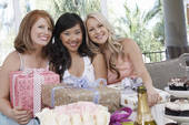 The maid/matron of honor is responsible for hosting a shower for the bride.