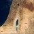 DEAD SEA view from the air taken by a satellite DEAD SEA view from the air taken by a satellite