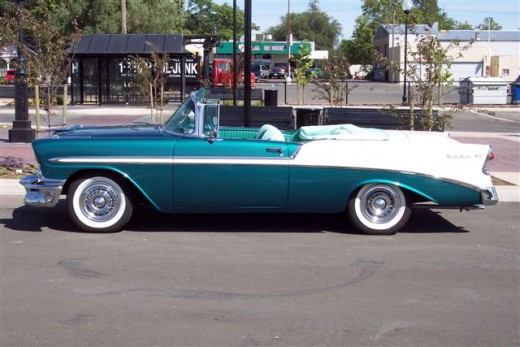 Chevy Classic Cars - 1956 Chevy Bel Air Convertible