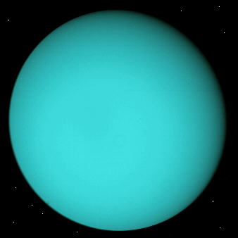 The planet Uranus