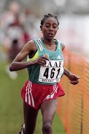 Gete Wami of Ethiopia, Marathon runner.